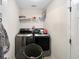 Laundry room equipped with a washer and dryer and wire shelving at 120 Larkspur Dr, Goose Creek, SC 29445