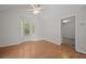 Well-lit bedroom features large bay window with vaulted ceilings and closet at 121 Arrowridge Ct, Summerville, SC 29485