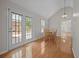 Bright dining area with access to the deck and views of the living spaces at 121 Arrowridge Ct, Summerville, SC 29485