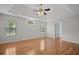 Large main bedroom featuring a trey ceiling and natural light at 121 Arrowridge Ct, Summerville, SC 29485