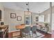 Elegant dining room featuring a table with seating for four, stylish light fixture at 1287 Chatfield St, Mount Pleasant, SC 29464
