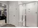 Clean bathroom showcasing a glass enclosed shower and access to walk in closet at 130 Spotted Way, Summerville, SC 29485