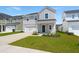 Inviting two-story home with a well-maintained lawn, attached garage, and lovely landscaping at 130 Spotted Way, Summerville, SC 29485