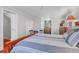 Bright bedroom features a full bed and multiple windows providing natural light at 1521 Wren Ave, Mount Pleasant, SC 29464