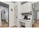 Charming coffee bar area with built-in cabinetry and marble countertops at 172 Ashton Dr, Goose Creek, SC 29445
