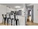 Bright kitchen featuring a breakfast bar with seating and modern stainless steel appliances at 172 Ashton Dr, Goose Creek, SC 29445