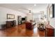 Bright living room with hardwood floors, stylish furnishings, and ample space for entertaining at 1723 Indaba Way, Charleston, SC 29414