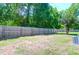 Fully fenced backyard featuring an AC unit and manicured green grass at 1816 Mepkin Rd # B1, Charleston, SC 29407