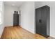 Spacious bedroom featuring hardwood floors, ample natural light, and a built in wardrobe at 19 Smith St # B, Charleston, SC 29401