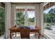 Home office with a wooden desk and beautiful view at 200 Belted Kingfisher Rd, Kiawah Island, SC 29455