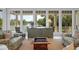 Cozy living room featuring stylish furniture and serene views of the tranquil lake at 200 Belted Kingfisher Rd, Kiawah Island, SC 29455