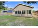 View of fenced backyard with a covered patio area and ample sunlight at 2008 Welsh Pony Dr, Mount Pleasant, SC 29429