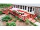 Home with back deck and outdoor seating overlooking picturesque backyard at 206 Chaussee Blvd, Summerville, SC 29483