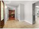 Welcoming entryway with tile flooring leading to a living room with fireplace at 206 Chaussee Blvd, Summerville, SC 29483