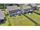Aerial view of the back of the home and its large, fenced backyard at 2109 Rowan Rd, Johns Island, SC 29455