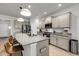 Stylish kitchen with granite countertops, stainless steel appliances and ample cabinet space at 2109 Rowan Rd, Johns Island, SC 29455