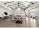 Spacious clubhouse featuring high ceilings, modern decor, ample seating, and a welcoming atmosphere at 262 Great Lawn Dr, Summerville, SC 29486