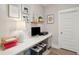 Functional office with desk and wall decor, and storage space at 262 Great Lawn Dr, Summerville, SC 29486