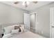 Bedroom featuring neutral walls, a ceiling fan, and a carpeted floor at 271 Jackson St, Goose Creek, SC 29445