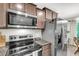Modern kitchen featuring stainless steel appliances and sleek countertops at 271 Jackson St, Goose Creek, SC 29445