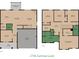 Detailed floor plan showcasing layout of rooms, including the kitchen, bedrooms, and living spaces at 2746 Sunrose Ln, Johns Island, SC 29455