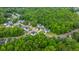 Aerial shot capturing residences amidst verdant trees in a suburban neighborhood at 3031 Ellington Dr, Summerville, SC 29485