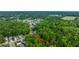 Aerial view showcasing homes with lush trees and foliage surrounding the neighborhood at 3031 Ellington Dr, Summerville, SC 29485