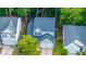 A charming two-story home is nestled among lush trees, with a driveway and well-kept lawn at 3031 Ellington Dr, Summerville, SC 29485