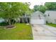Traditional two-story home with a lush green lawn, American flag, and a welcoming covered porch at 3031 Ellington Dr, Summerville, SC 29485