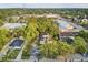 High angle view featuring a home surrounded by trees, positioned near a road and other houses in an established neighborhood at 318 N Magnolia St, Summerville, SC 29483