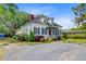 Charming home with a manicured lawn, beautiful landscaping, and a spacious gravel driveway at 318 N Magnolia St, Summerville, SC 29483