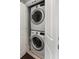 Stackable LG washer and dryer set installed in a closet at 34 Dereef Ct, Charleston, SC 29403