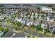 Aerial street view showcasing charming homes with well-kept lawns and tree-lined streets at 410 Eliston St, Summerville, SC 29486