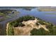 Bird's eye view of a serene coastal area with trails and beautiful river and creek views at 601 King Haven Ln, Johns Island, SC 29455