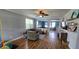 Spacious living room features hardwood floors, natural light, and an open layout at 7019 Lanier St, Hanahan, SC 29410