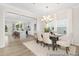 Cozy dining room next to the kitchen, perfect for Gathering meals and gatherings at 714 N Hickory St # 13, Summerville, SC 29483