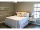 Cozy bedroom featuring a queen-sized bed with bedside tables and calming decor at 7774 Ginger Ln, North Charleston, SC 29420
