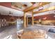 Spacious interior with high ceilings, wooden beams, loft, and ample natural light, perfect for large gatherings at 9098 Maple Grove Dr, Summerville, SC 29485