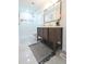 Modern bathroom featuring a stylish vanity, a spacious walk-in shower, and contemporary fixtures at 10 Bayshore Blvd, Goose Creek, SC 29445
