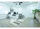Cozy bedroom featuring a queen size bed, neutral decor and wooden floors at 10 Bayshore Blvd, Goose Creek, SC 29445