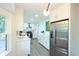 Bright kitchen with stainless appliances, white cabinets, and quartz countertops at 10 Bayshore Blvd, Goose Creek, SC 29445