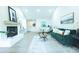 Bright and airy living room featuring a cozy fireplace, modern furniture, and neutral decor at 10 Bayshore Blvd, Goose Creek, SC 29445