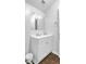 A bathroom features a white vanity and mirror at 108 Larkspur Dr, Goose Creek, SC 29445