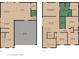 Detailed floor plan showing layout of both floors of the home at 112 Whisper Dr, Summerville, SC 29485