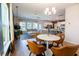 Open-concept living and dining area featuring modern decor, abundant natural light, and stylish furnishings at 112 Whisper Dr, Summerville, SC 29485