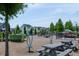 Well-maintained playground with picnic tables and playground toys at 112 Whisper Dr, Summerville, SC 29485