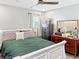 Spacious bedroom with light gray walls, a ceiling fan, and a safe at 1207 Saint Johns Ave, Moncks Corner, SC 29461