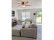 Inviting living room with a fireplace and a large sectional, perfect for relaxing at 1207 Saint Johns Ave, Moncks Corner, SC 29461