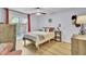 Bright bedroom with modern accents, a sliding glass door, and stylish furnishings at 1208 Village Creek Ln Ln # 1, Mount Pleasant, SC 29464