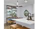 Modern eat-in kitchen with stylish lighting, white countertops, and hardwood floors at 1208 Village Creek Ln Ln # 1, Mount Pleasant, SC 29464